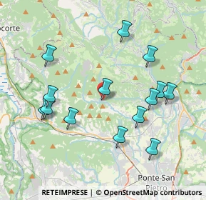 Mappa Via Cà Curti, 24030 Palazzago BG, Italia (3.98786)