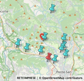 Mappa Via Cà Curti, 24030 Palazzago BG, Italia (3.89364)