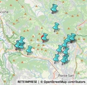 Mappa Via Cà Curti, 24030 Palazzago BG, Italia (4.20667)