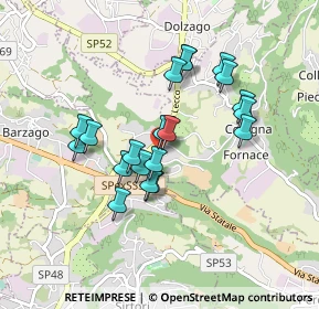 Mappa Via R. Gandhi, 23884 Castello di Brianza LC, Italia (0.7425)