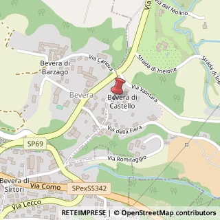 Mappa Via Gandhi, 3, 23884 Bevera Superiore LC, Italia, 23884 Castello di Brianza, Lecco (Lombardia)