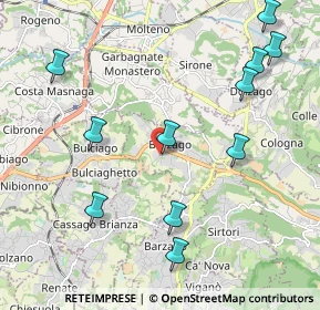 Mappa Via Vignate, 23890 Barzago LC, Italia (2.38182)