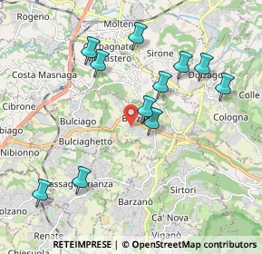 Mappa Via Vignate, 23890 Barzago LC, Italia (1.95455)