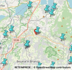 Mappa Via Vignate, 23890 Barzago LC, Italia (6.723)