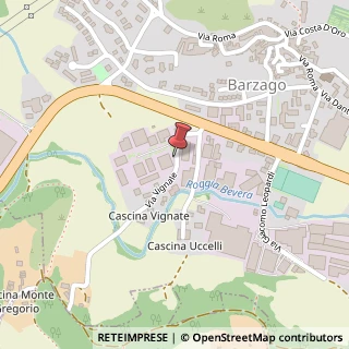 Mappa Via Vignate, 3A, 23890 Barzago, Lecco (Lombardia)