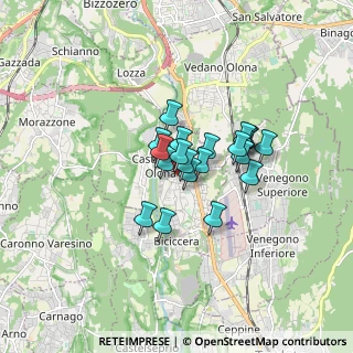 Mappa Via Verdi, 21043 Castiglione Olona VA, Italia (1.058)