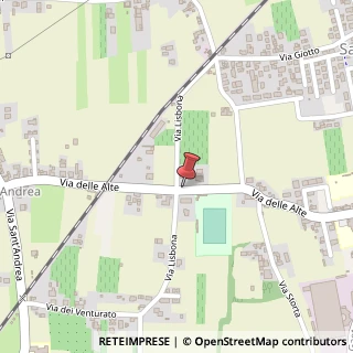 Mappa Via delle Alte, 32, 31044 Montebelluna, Treviso (Veneto)