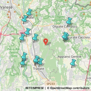 Mappa Via Pianbosco, 21040 Venegono Superiore VA, Italia (4.69929)