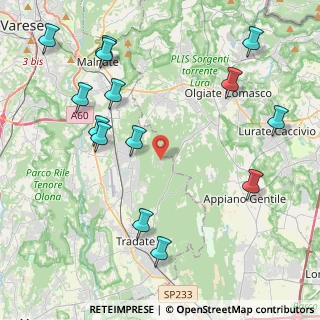 Mappa Via Pianbosco, 21040 Venegono Superiore VA, Italia (5.06071)