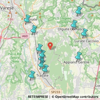 Mappa Via Pianbosco, 21040 Venegono Superiore VA, Italia (4.58083)