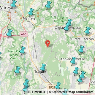 Mappa Via Pianbosco, 21040 Venegono Superiore VA, Italia (7.187)