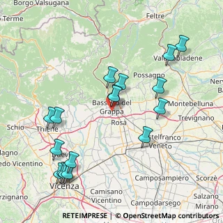 Mappa Via Amadeus Wolfgang Mozart, 36061 Bassano del Grappa VI, Italia (17.67824)