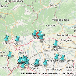 Mappa Via Amadeus Wolfgang Mozart, 36061 Bassano del Grappa VI, Italia (23.574)