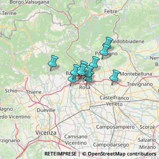 Mappa Via Amadeus Wolfgang Mozart, 36061 Bassano del Grappa VI, Italia (7.1)