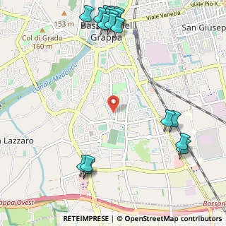 Mappa Via Amadeus Wolfgang Mozart, 36061 Bassano del Grappa VI, Italia (1.4775)