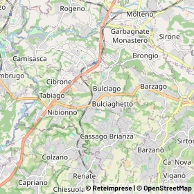 Mappa Bulciago