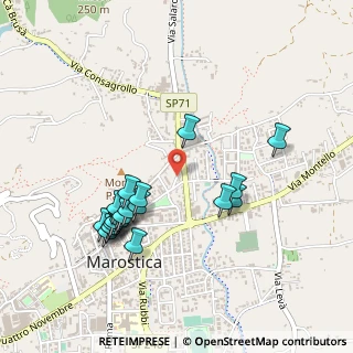 Mappa Viale Delle Due Rogge, 36063 Marostica VI, Italia (0.478)