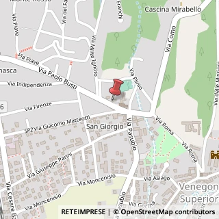 Mappa Piazza S. Giorgio, 21040 Venegono Superiore VA, Italia, 21040 Venegono Superiore, Varese (Lombardia)