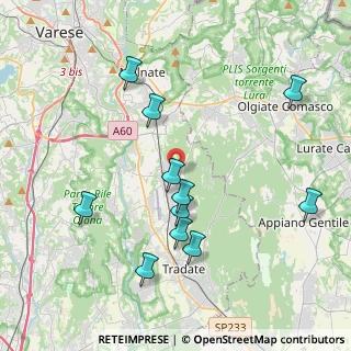 Mappa Piazza S. Giorgio, 21040 Venegono Superiore VA, Italia (4.07636)