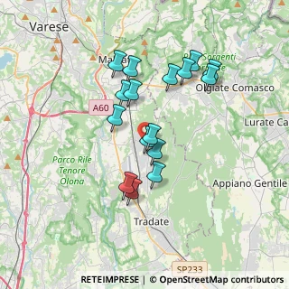 Mappa Piazza S. Giorgio, 21040 Venegono Superiore VA, Italia (3.07813)