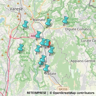 Mappa Piazza S. Giorgio, 21040 Venegono Superiore VA, Italia (3.2175)