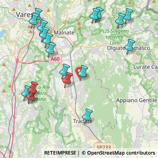 Mappa Piazza S. Giorgio, 21040 Venegono Superiore VA, Italia (5.36)
