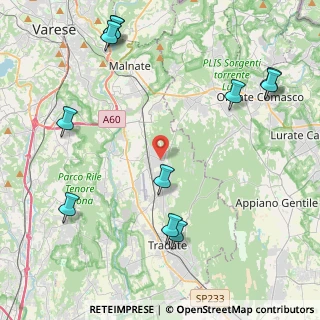 Mappa Piazza S. Giorgio, 21040 Venegono Superiore VA, Italia (5.45545)