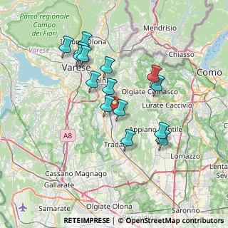 Mappa Piazza S. Giorgio, 21040 Venegono Superiore VA, Italia (6.62867)