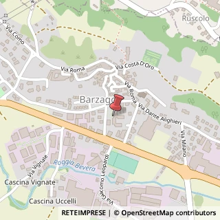 Mappa Viale Rimembranze, 10, 23890 Barzago, Lecco (Lombardia)