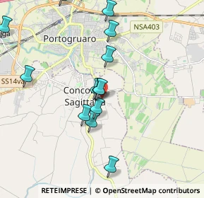 Mappa Via Aquileia, 30023 Concordia Sagittaria VE, Italia (1.90154)