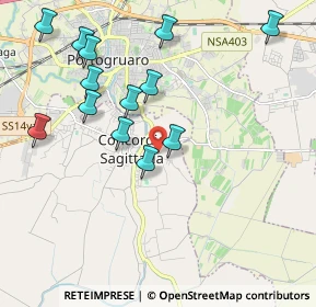Mappa Via Aquileia, 30023 Concordia Sagittaria VE, Italia (2.11154)