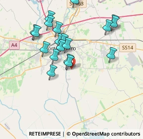 Mappa Via Aquileia, 30023 Concordia Sagittaria VE, Italia (3.886)