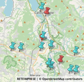 Mappa Via Giuseppe Ungaretti, 23881 Airuno LC, Italia (4.85231)