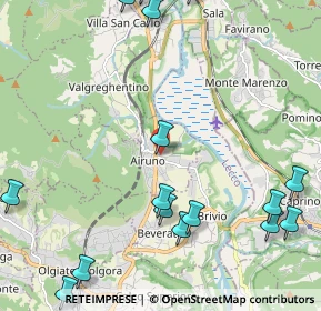 Mappa Via Giuseppe Ungaretti, 23881 Airuno LC, Italia (2.97647)