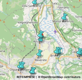 Mappa Via Giuseppe Ungaretti, 23881 Airuno LC, Italia (2.62846)