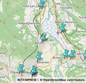 Mappa Via Giuseppe Ungaretti, 23881 Airuno LC, Italia (2.73417)