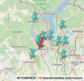 Mappa Via Dorina Bertona Bellosta, 28045 Invorio NO, Italia (10.76545)