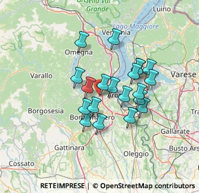 Mappa Via Dorina Bertona Bellosta, 28045 Invorio NO, Italia (10.5045)