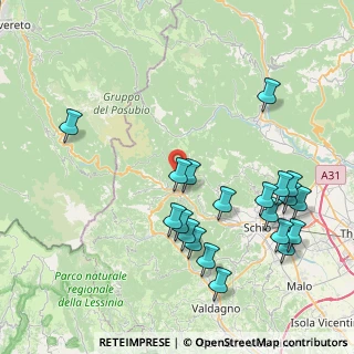 Mappa Contrà Pagliosa, 36030 Valli del Pasubio VI, Italia (9.1)