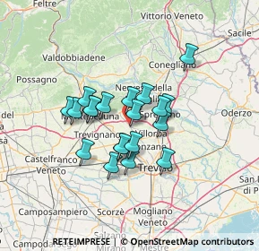 Mappa Corte della Pisoera, 31050 Povegliano TV, Italia (9.821)