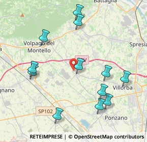 Mappa Via Sambughè, 31050 Povegliano TV, Italia (4.40167)