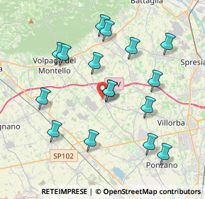 Mappa Via Sambughè, 31050 Povegliano TV, Italia (3.90938)