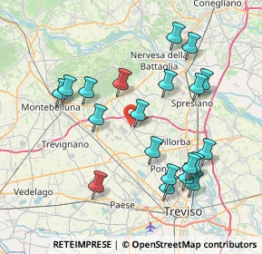 Mappa Corte della Pisoera, 31050 Povegliano TV, Italia (7.8105)