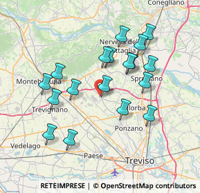 Mappa Corte della Pisoera, 31050 Povegliano TV, Italia (6.90667)