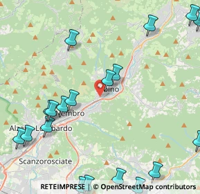 Mappa Via Circolo Sportivo Falco, 24021 Albino BG, Italia (6.077)