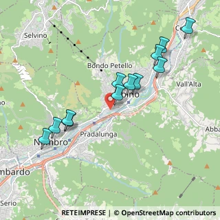 Mappa Via Circolo Sportivo Falco, 24021 Albino BG, Italia (1.96083)