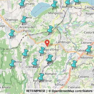Mappa Via E.Fermi, 22040 Lurago D'erba CO, Italia (2.90625)