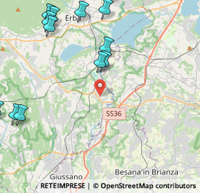 Mappa Via Antonio Stoppani, 22045 Lambrugo CO, Italia (5.895)