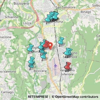 Mappa Via Salvo D'Acquisto, 21043 Castiglione Olona VA, Italia (1.7975)