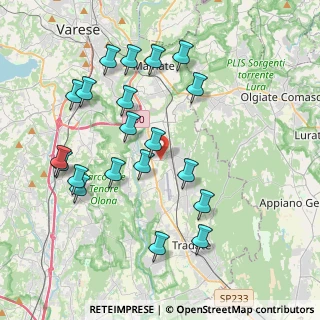 Mappa Via Salvo D'Acquisto, 21043 Castiglione Olona VA, Italia (4.1005)